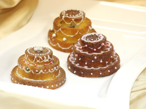 かわいい ミニ3段ケーキ レシピ 作り方 By 楽天出店店舗 マルサンパントリー 楽天レシピ